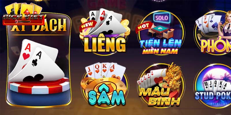 Thỏa sức khám phá kho game bài khuyến mãi đa dạng tại Richviet